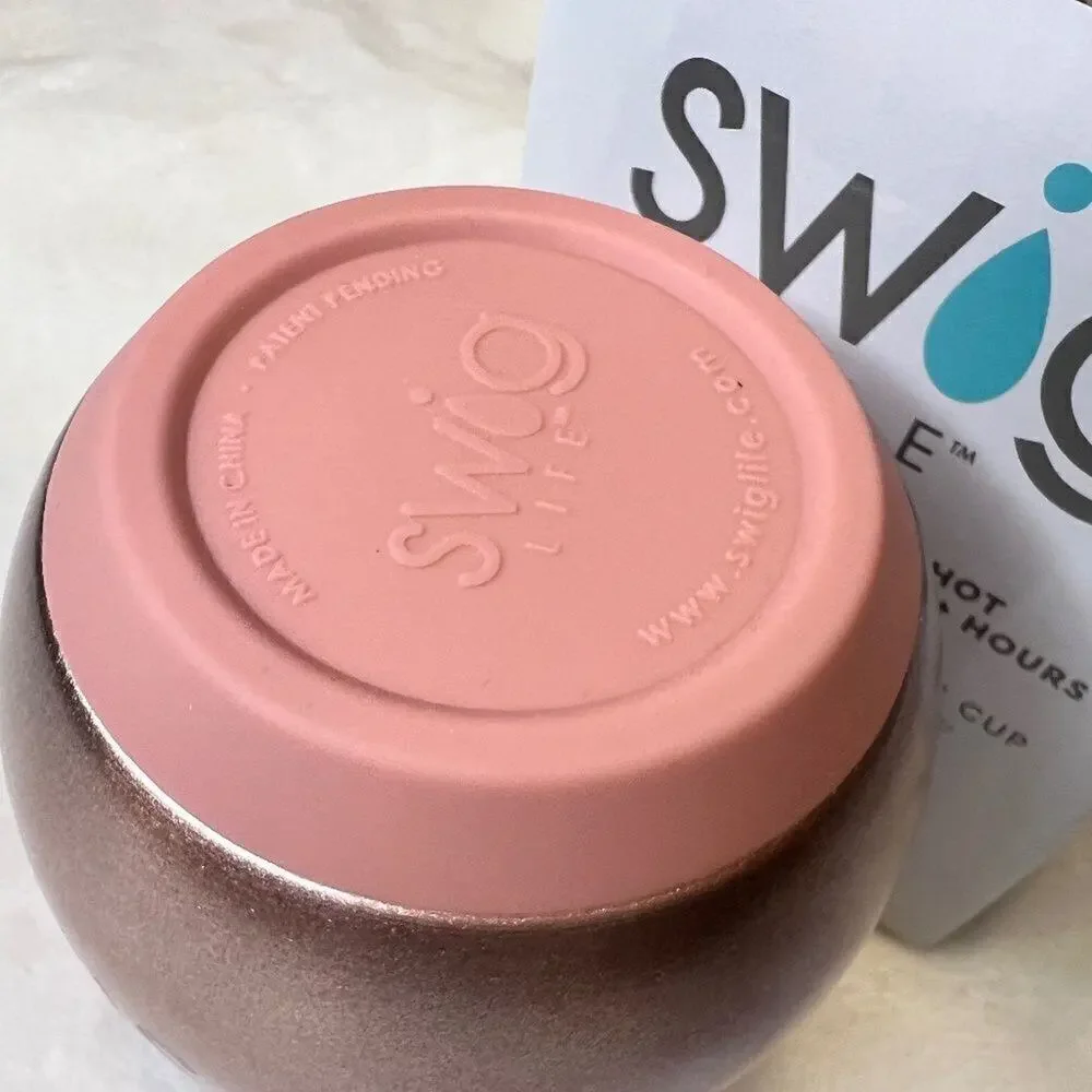 SWIG stainless steel rose gold stemless 12 oz cup  NEW!